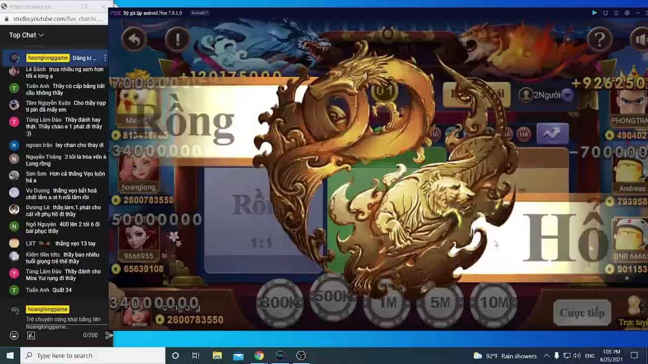 Những kinh nghiệm cần học để có được nhiều chiến thắng trong Rồng Hổ