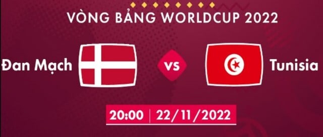 Soi kèo 12betvn Đan Mạch vs Tunisia, 22/11/2022 - World Cup